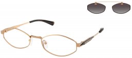 Monturas - Michael Kors - MK1175 PALO ALTO - 19053C  GOLD BEIGE // CLEAR + CLIP ON GREY GRADIENT