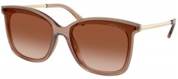 Gafas de Sol - Michael Kors - MK2079U ZERMATT - 39383B  TRANSPARENT BROWN // BROWN GRADIENT