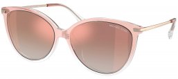 Gafas de Sol - Michael Kors - MK2184U DUPONT - 32556F  PINK TO CLEAR // ROSE GOLD GRADIENT