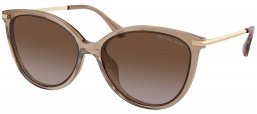 Gafas de Sol - Michael Kors - MK2184U DUPONT - 3938T5  TRANSPARENT BROWN // BROWN GRADIENT POLARIZED