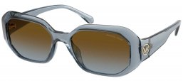 Gafas de Sol - Michael Kors - MK2240U SIESTA KEY - 401413  TRANSPARENT DENIM // BROWN GRADIENT BLUE