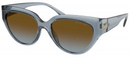 Gafas de Sol - Michael Kors - MK2241U BOCA RATON - 401413  TRANSPARENT DENIM // BROWN GRADIENT BLUE