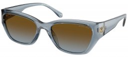 Gafas de Sol - Michael Kors - MK2242D PEARL RIVER - 401413  TRANSPARENT DENIM // BROWN GRADIENT BLUE