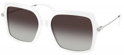 Gafas de Sol - Michael Kors - MK2247U QUOGUE - 31008G  WHITE OPTIC // DARK GREY GRADIENT