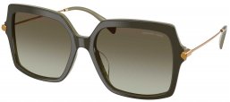 Gafas de Sol - Michael Kors - MK2247U QUOGUE - 40193M  GREY OLIVE GREEN // OLIVE GREEN GRADIENT
