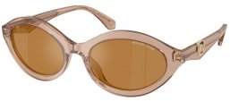 Gafas de Sol - Michael Kors - MK2257U CARLAZZO - 34016H  TRANSPARENT TAN // BROWN MIRROR GOLD