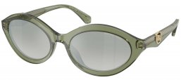 Gafas de Sol - Michael Kors - MK2257U CARLAZZO - 3961W0  TRANSPARENT GREEN // GREEN GRADIENT MIRROR