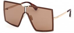 Gafas de Sol - MaxMara - MM0117 - 32E  SHINY PALE GOLD // BROWN