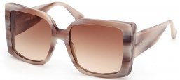Gafas de Sol - MaxMara - MM0131 HINGE - 20F  STRIPED GREY // BROWN GRADIENT