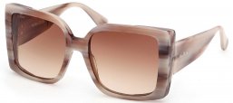 Gafas de Sol - MaxMara - MM0131 HINGE - 55E  HAVANA // DARK BROWN