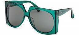 Gafas de Sol - MaxMara - MM0133 ANNE - 96N  SHINY TRANSPARENT GREEN // GREEN