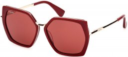 Gafas de Sol - MaxMara - MM0136 MILLER-5 - 69S  SHINY BORDEAUX // BORDEAUX