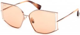 Gafas de Sol - MaxMara - MM0142 MENTON-4 - 28E  SHINY PALE GOLD // BROWN PHOTOCROMIC