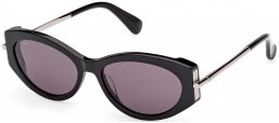 Gafas de Sol - MaxMara - MM0167 ROQUEBRUNE 1 - 01A  SHINY BLACK // GREY