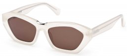 Gafas de Sol - MaxMara - MM0169 KATE - 25E  SHINY IVORY // BROWN