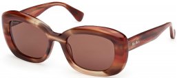 Gafas de Sol - MaxMara - MM0170 ELIZABETH 1 - 68E  STRIPED BROWN // BROWN