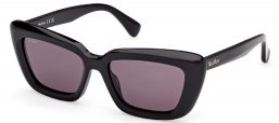 Gafas de Sol - MaxMara - MM0171 ELIZABETH - 01A  SHINY BLACK // GREY