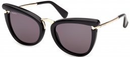 Gafas de Sol - MaxMara - MM0186 - 01A  SHINY BLACK // SMOKE