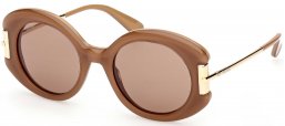 Gafas de Sol - MaxMara - MM0188 - 46E  SHINY LIGHT BROWN // BROWN