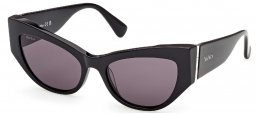 Gafas de Sol - MaxMara - MM0192 - 01A  SHINY BLACK // SMOKE