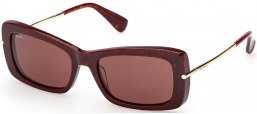 Gafas de Sol - MaxMara - MM0194 - 71S  BURGUNDY TEXTURE // BURGUNDY