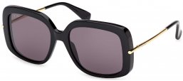 Gafas de Sol - MaxMara - MM0195 - 01A  SHINY BLACK // SMOKE