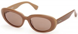 Gafas de Sol - MaxMara - MM0196 - 46E  SHINY LIGHT BROWN // BROWN