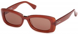 Gafas de Sol - MaxMara - MM0197 - 42E  SHINY DARK ORANGE // BROWN
