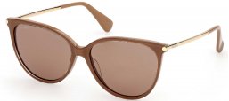 Gafas de Sol - MaxMara - MM0201 - 46E  SHINY LIGHT BROWN // BROWN