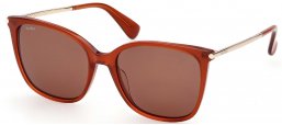Gafas de Sol - MaxMara - MM0202 - 42E  SHINY DARK ORANGE // BROWN