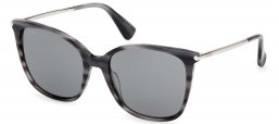 Gafas de Sol - MaxMara - MM0202 - 64A  STRIPED LIGHT BLUE // GREY