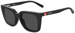 Gafas de Sol - Love Moschino - MOL055/CS - 807 (IR) BLACK // + CLIP ON GREY BLUE