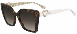 Gafas de Sol - Love Moschino - MOL067/S - 9VO (HA) HAVANA PATTERNED WHITE // BROWN GRADIENT