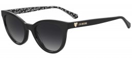 Gafas de Sol - Love Moschino - MOL079/S - INA (9O) BLACK PATTERNED BLACK // DARK GREY GRADIENT
