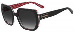 Gafas de Sol - Love Moschino - MOL082/S - UYY (9O) BLACK PATTERNED RED // DARK GREY GRADIENT