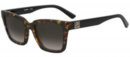 Gafas de Sol - Love Moschino - MOL091/S - 086 (HA) DARK HAVANA // BROWN GRADIENT