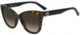 Gafas de Sol - Love Moschino - MOL097/S - 086 (HA) DARK HAVANA // BROWN GRADIENT