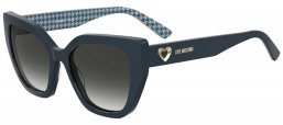 Gafas de Sol - Love Moschino - MOL098/S - S6F (9O) BLUE PATTERNED // DARK GREY GRADIENT
