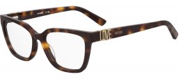 Monturas - Love Moschino - MOL692 - 05L HAVANA BROWN