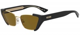 Gafas de Sol - Moschino - MOS205/S - 2M2 (70) BLACK GOLD // BROWN