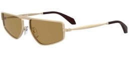 Gafas de Sol - Moschino - MOS209/S - AOZ (70) MATTE GOLD // BROWN