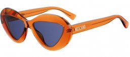 Sunglasses - Moschino - MOS076/S - L7Q (KU) ORANGE // BLUE GREY