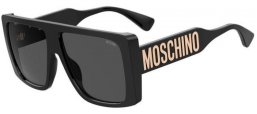 Sunglasses - Moschino - MOS119/S - 807 (IR) BLACK // GREY BLUE