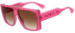 Sunglasses - Moschino - MOS119/S - W6I (HA) FUCHSIA FLUO // BROWN GRADIENT