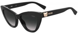 Sunglasses - Moschino - MOS122/S - 807 (9O) BLACK // DARK GREY GRADIENT