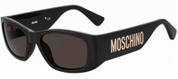Sunglasses - Moschino - MOS145/S - 807 (IR) BLACK // GREY BLUE