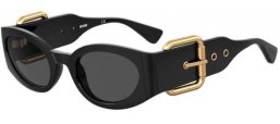 Sunglasses - Moschino - MOS154/S - 2M2 (IR) BLACK GOLD //GREY