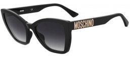Sunglasses - Moschino - MOS155/S - 807 (9O) BLACK // DARK GREY GRADIENT