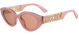 Gafas de Sol - Moschino - MOS160/S - 35J (2S) PINK // PINK MIRROR SILVER