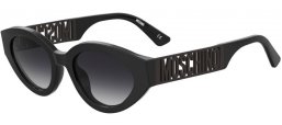 Lunettes de soleil - Moschino - MOS160/S - 807 (9O) BLACK // DARK GREY GRADIENT